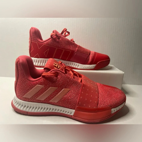 Adidas Mens Harden Vol. 3 Invader Coral Basketball Sneaker size 6 - Picture 8 of 13